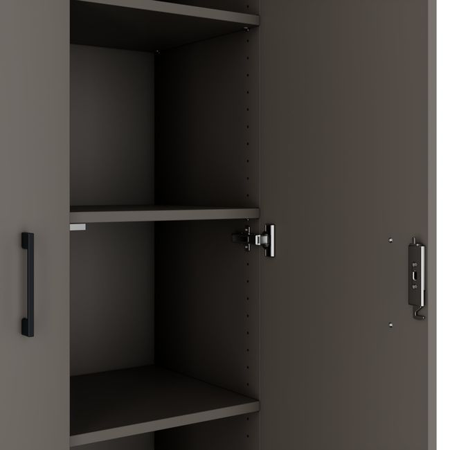 CHOICE Schrankwand | 6OH, 2400 x 2170 mm, Cubanitgrau CHOICE Schrankwand | 6OH, 2400 x 2170 mm, Cubanitgrau