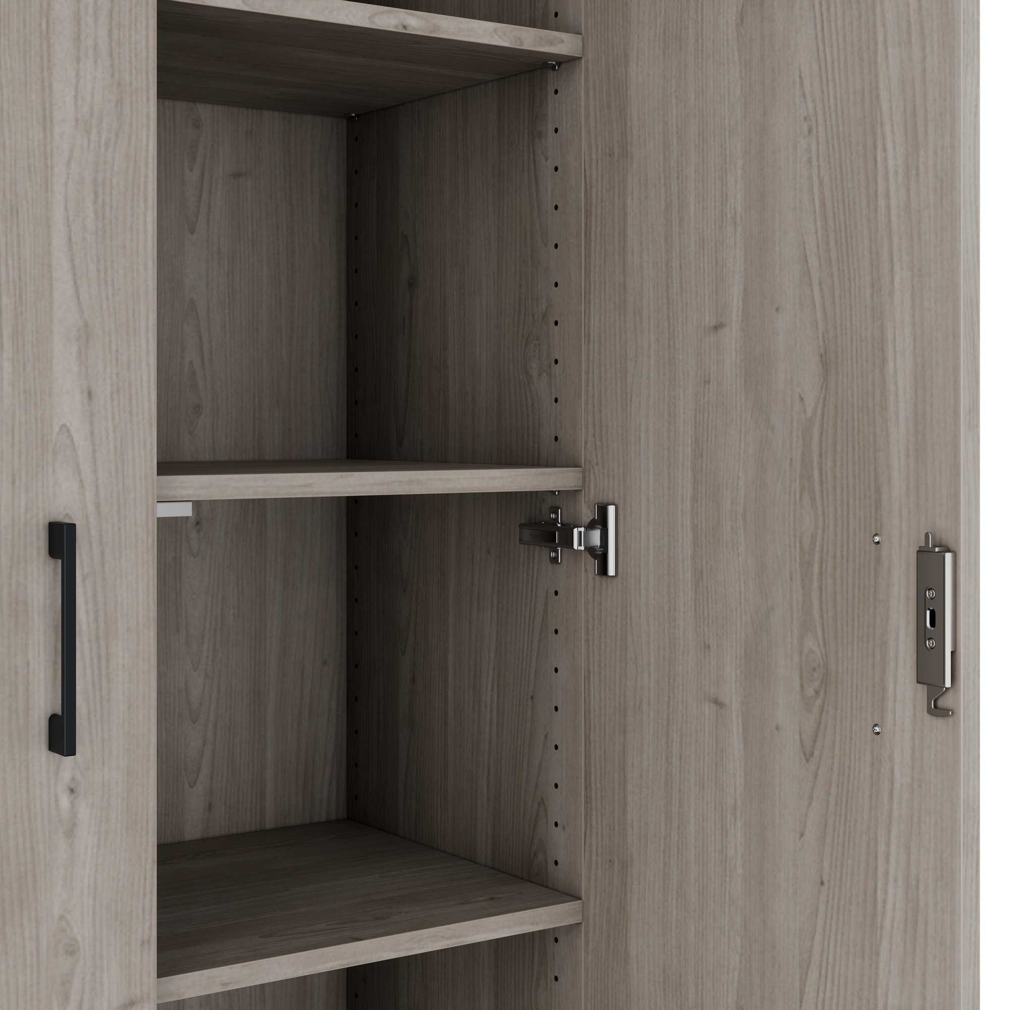 CHOICE Schrankwand | 6OH, 2400 x 2170 mm, Nordeiche grau - 8 Main Image