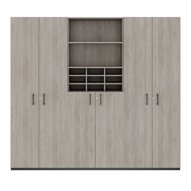 CHOICE Schrankwand | 6OH, 2400 x 2170 mm, Nordeiche grau CHOICE Schrankwand | 6OH, 2400 x 2170 mm, Nordeiche grau