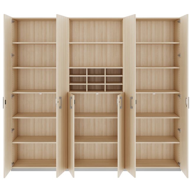 CHOICE Schrankwand | 6OH, 2400 x 2170 mm, Sandesche