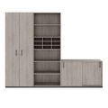CHOICE Schrankwand | 6OH, 2800 x 2170 mm, Nordeiche grau - 3 Thumbnail Image