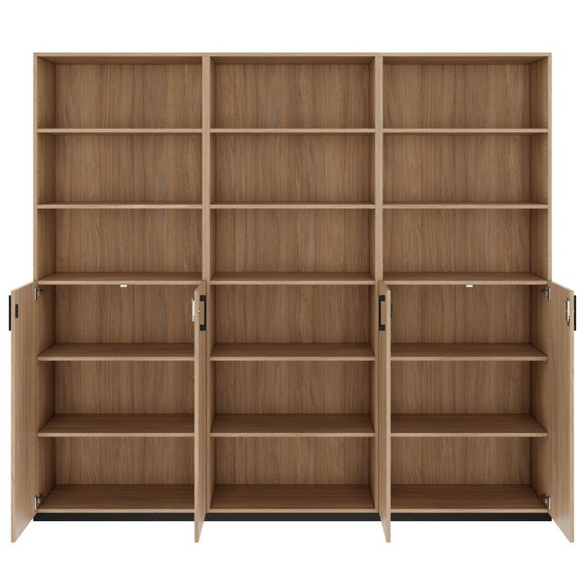 CHOICE Schrankwand | 6OH, 2400 x 2170 mm, Bernsteineiche CHOICE Schrankwand | 6OH, 2400 x 2170 mm, Bernsteineiche