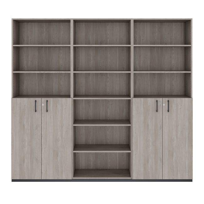CHOICE Schrankwand | 6OH, 2400 x 2170 mm, Nordeiche grau CHOICE Schrankwand | 6OH, 2400 x 2170 mm, Nordeiche grau