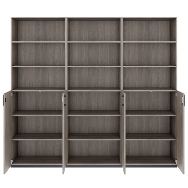 CHOICE Schrankwand | 6OH, 2400 x 2170 mm, Nordeiche grau CHOICE Schrankwand | 6OH, 2400 x 2170 mm, Nordeiche grau