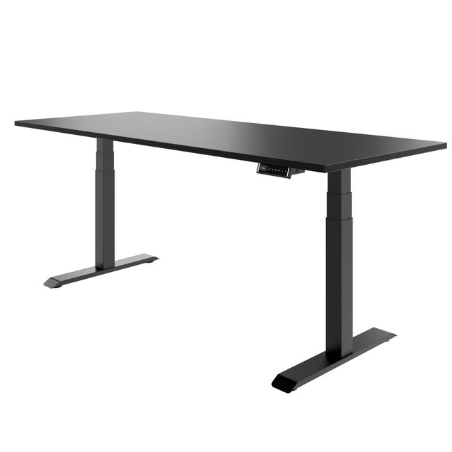 TELDRA Pro, 2-Motoren-Schreibtisch | 1200 - 2000 mm, elektrisch höhenverstellbar, Schwarz 