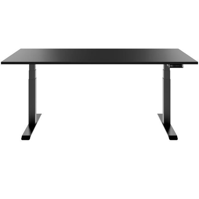 TELDRA Pro, 2-Motoren-Schreibtisch | 1200 - 2000 mm, elektrisch höhenverstellbar, Schwarz 