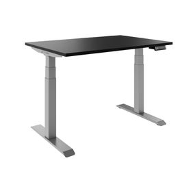 TELDRA Pro, 2-Motoren-Schreibtisch | 1200 - 2000 mm, elektrisch höhenverstellbar, Schwarz