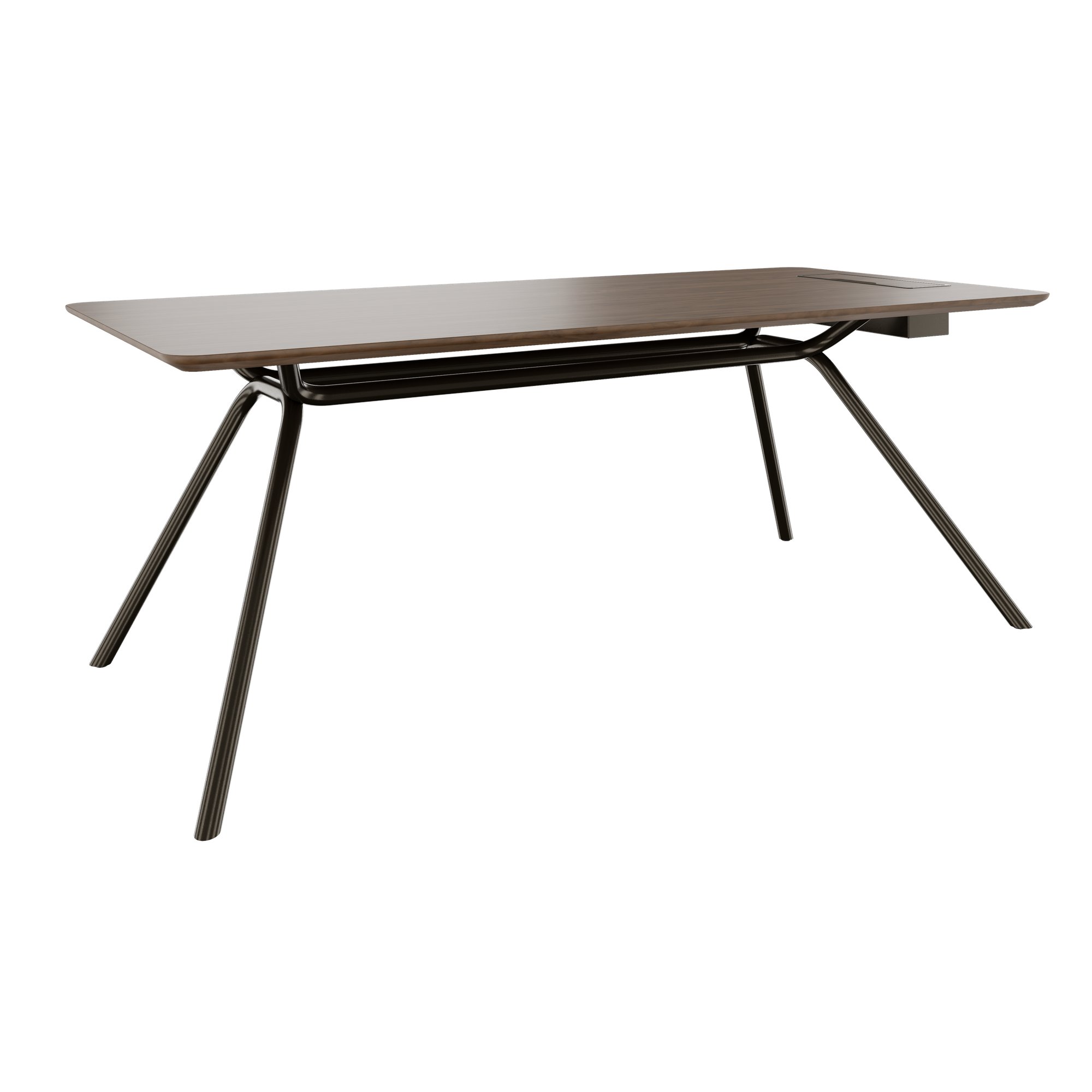 ARQUS Chefschreibtisch | 1800-2200 x 760 mm, Echtholzfurnier - 2 Main Image