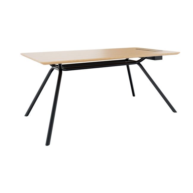 ARQUS Chefschreibtisch | 1800-2200 x 760 mm, Echtholzfurnier