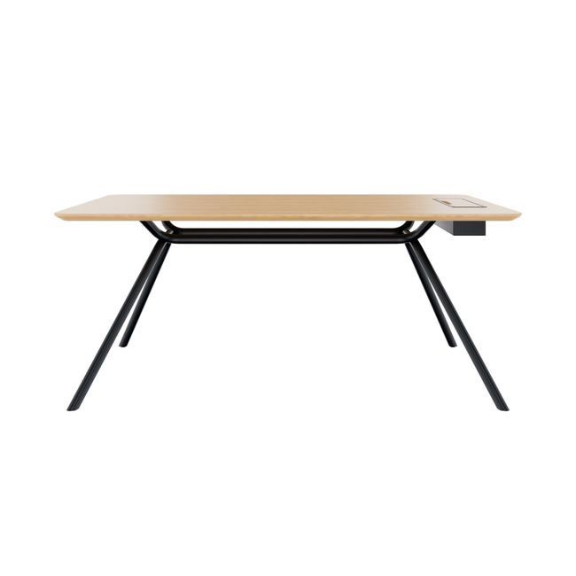 ARQUS Chefschreibtisch | 1800-2200 x 760 mm, Echtholzfurnier