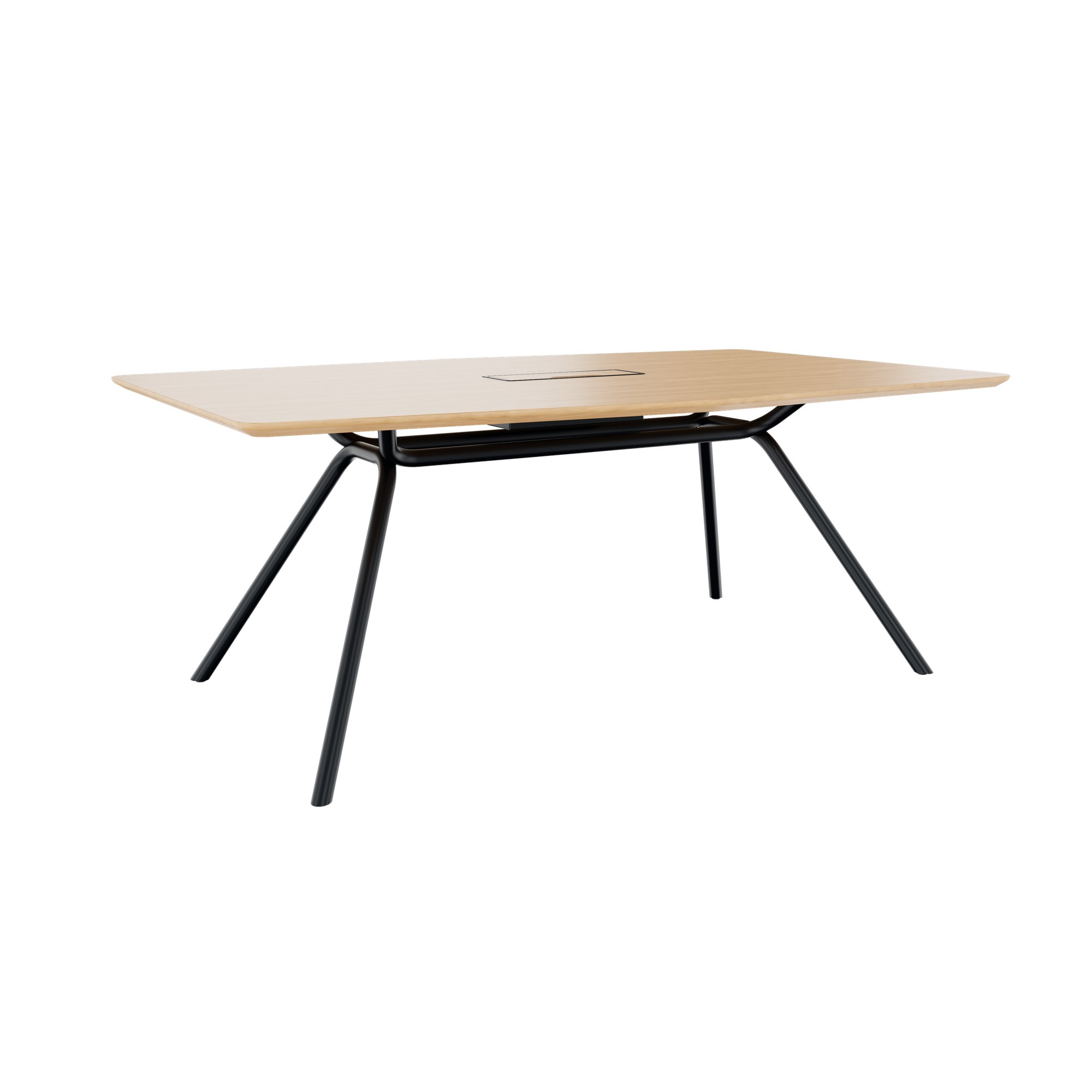 ARQUS Konferenztisch | 2000-4200 x 760 mm (6-12 Personen), Echtholzfurnier - 3 Main Image