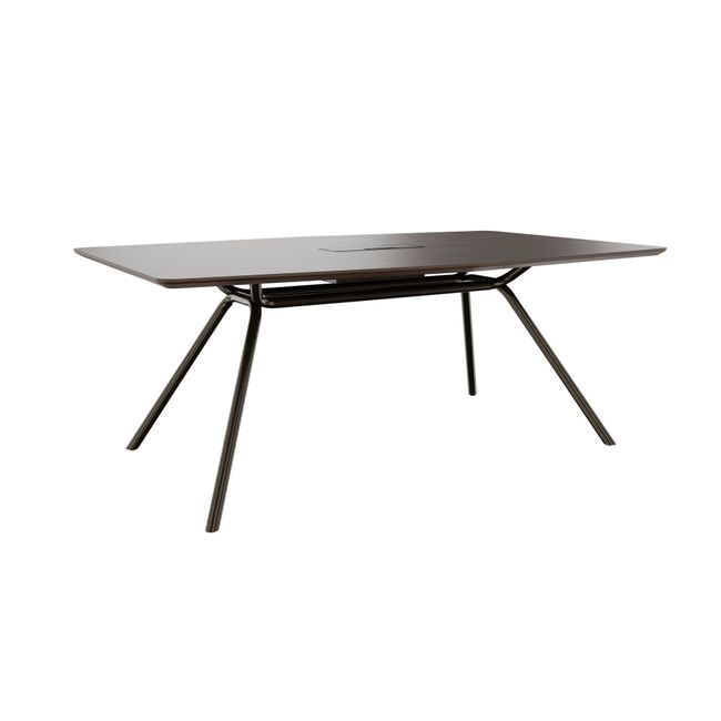 ARQUS Konferenztisch | 2000-4200 x 760 mm (6-12 Personen), Echtholzfurnier