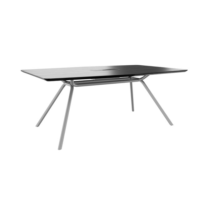 ARQUS Konferenztisch | 2000-4200 x 760 mm (6-12 Personen), Echtholzfurnier