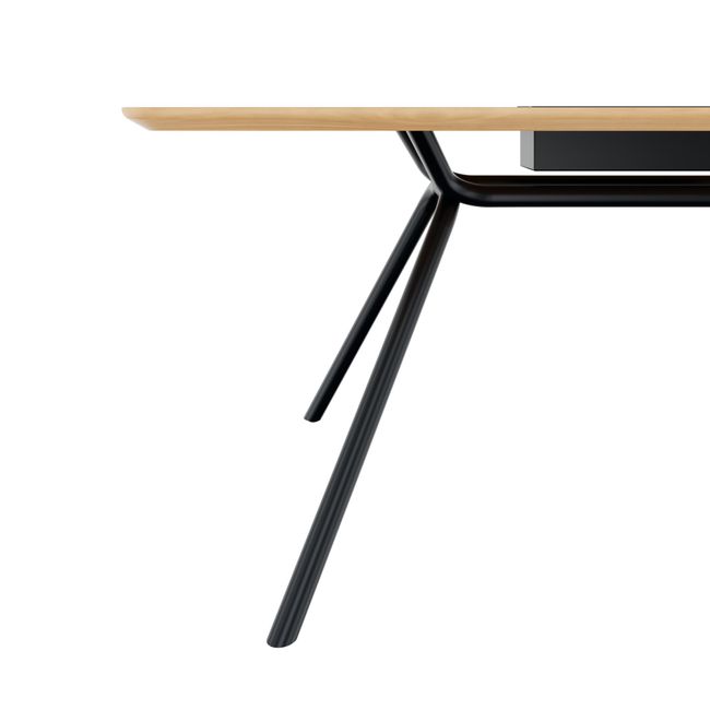 ARQUS Konferenztisch | 2000-4200 x 760 mm (6-12 Personen), Echtholzfurnier