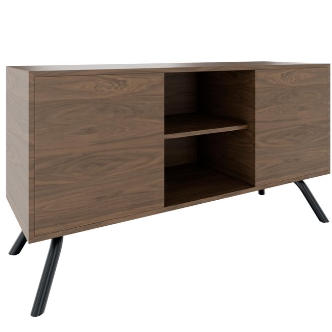 ARQUS Lowboard | 1400 x 760 mm, Push-To-Open, Echtholzfurnier