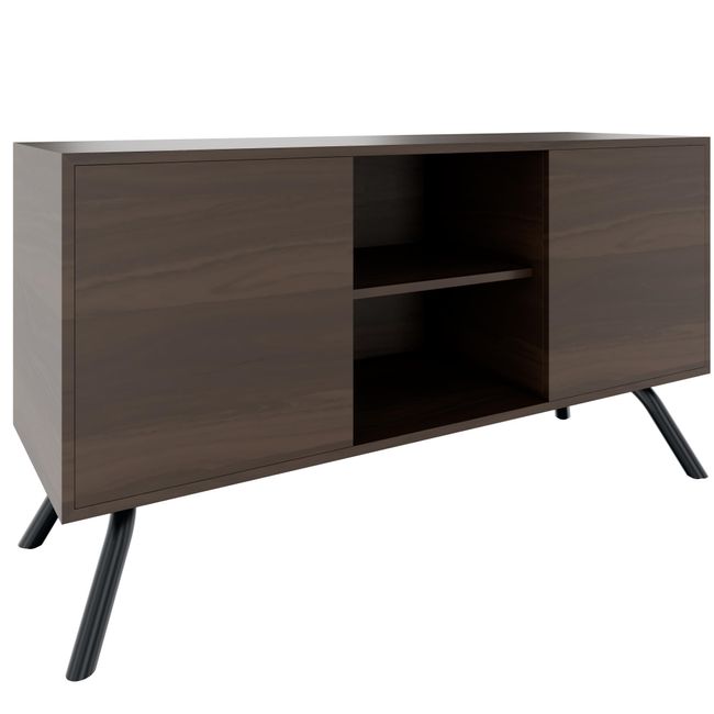 ARQUS Lowboard | 1400 x 760 mm, Push-To-Open, Echtholzfurnier
