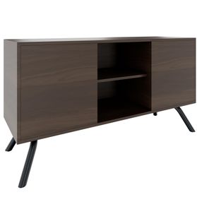 ARQUS Lowboard | 1400 x 760 mm, Push-To-Open, Echtholzfurnier