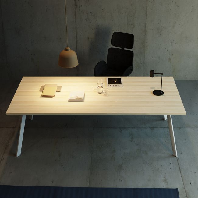AXY Konferenztisch | 1600-2400 mm, drei Gestellvarianten, optionale Mediabox AXY Konferenztisch | 1600-2400 mm, drei Gestellvarianten, optionale Mediabox