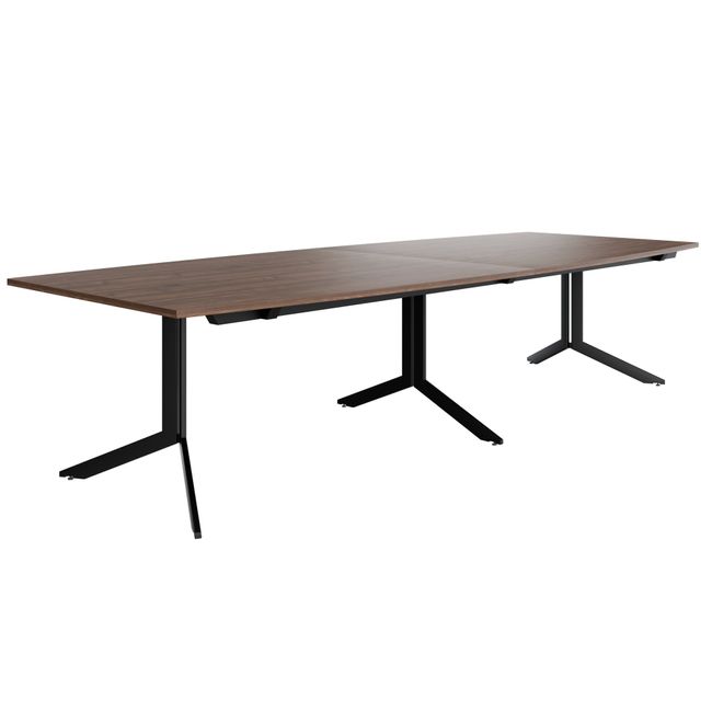 AXY Konferenztisch | 2800-4800 mm, drei Gestellvarianten, optionale Mediabox AXY Konferenztisch | 2800-4800 mm, drei Gestellvarianten, optionale Mediabox