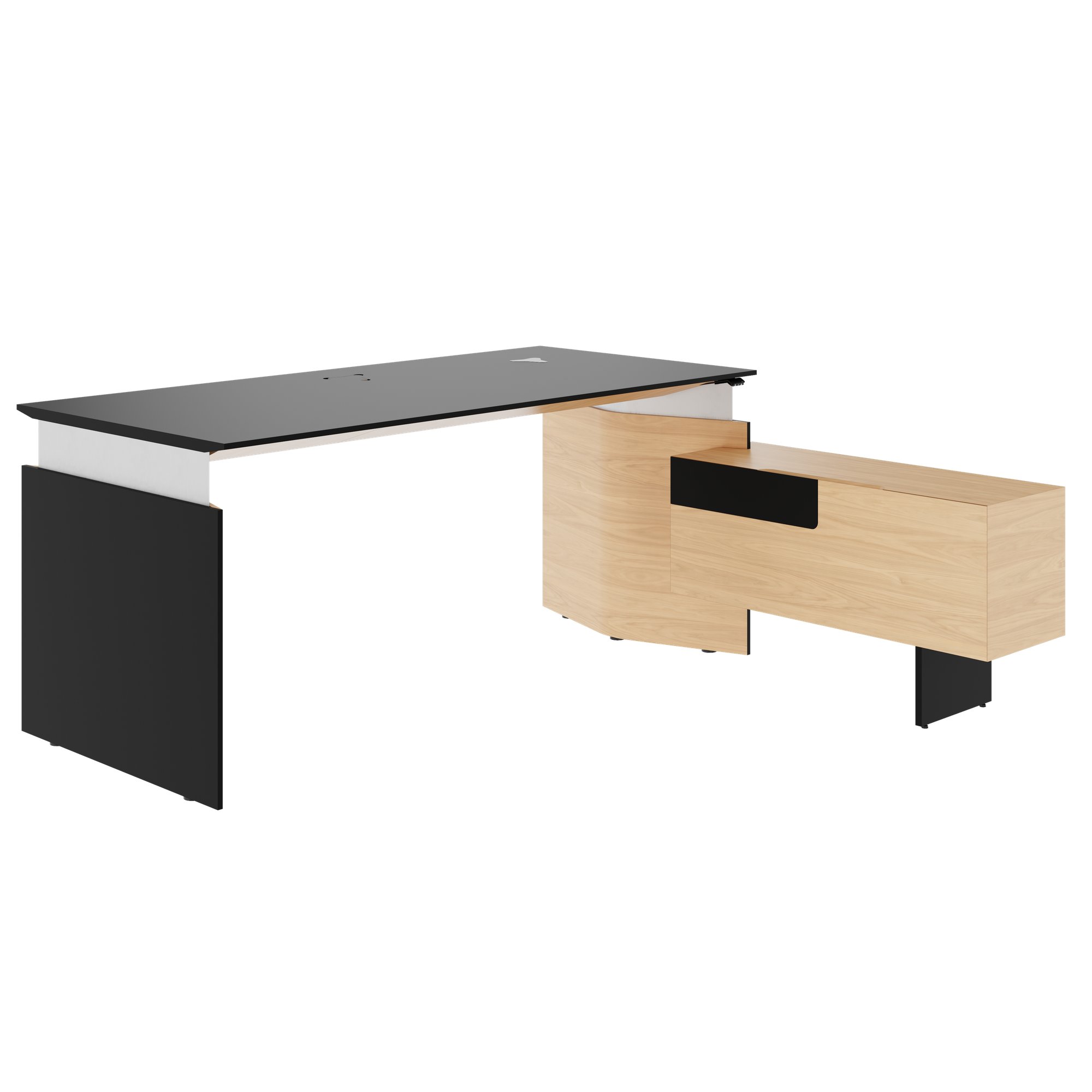 MOVE&LEAD Schreibtisch-Standcontainer | 1000 x 580 mm, Schublade mit Soft Close - 1 Main Image