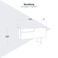 MOVE&LEAD Schreibtisch-Standcontainer | 1000 x 580 mm, Schublade mit Soft Close