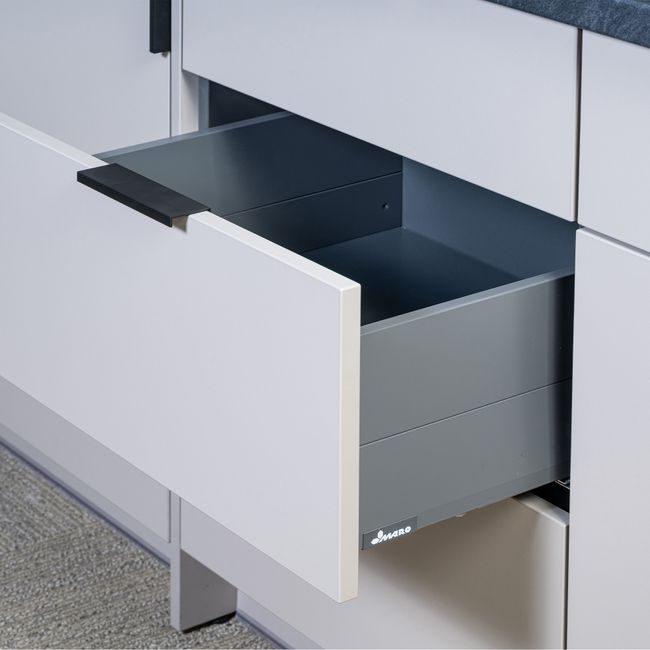 CULINART Büroküche  | 1800 x 2100 mm, Schubladen, Schränke & Kompositspüle CULINART Büroküche  | 1800 x 2100 mm, Schubladen, Schränke & Kompositspüle