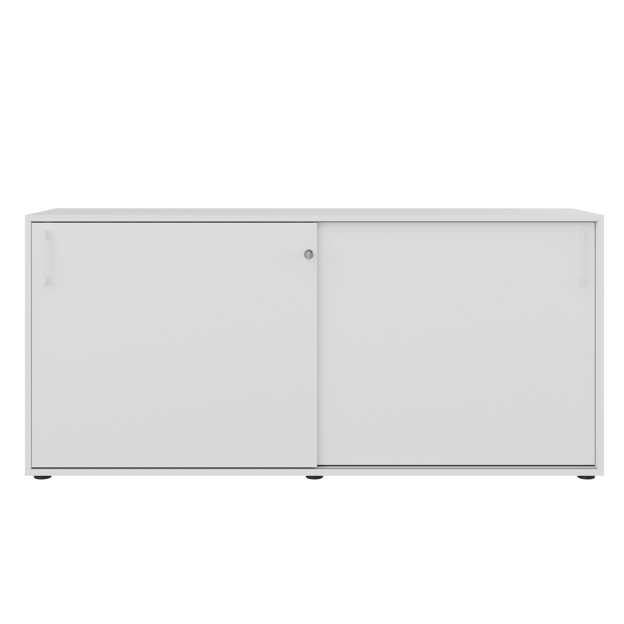 CHOICE Schiebetürenschrank | 2 OH, 1600 x 740 mm, Weiß - 3 Main Image