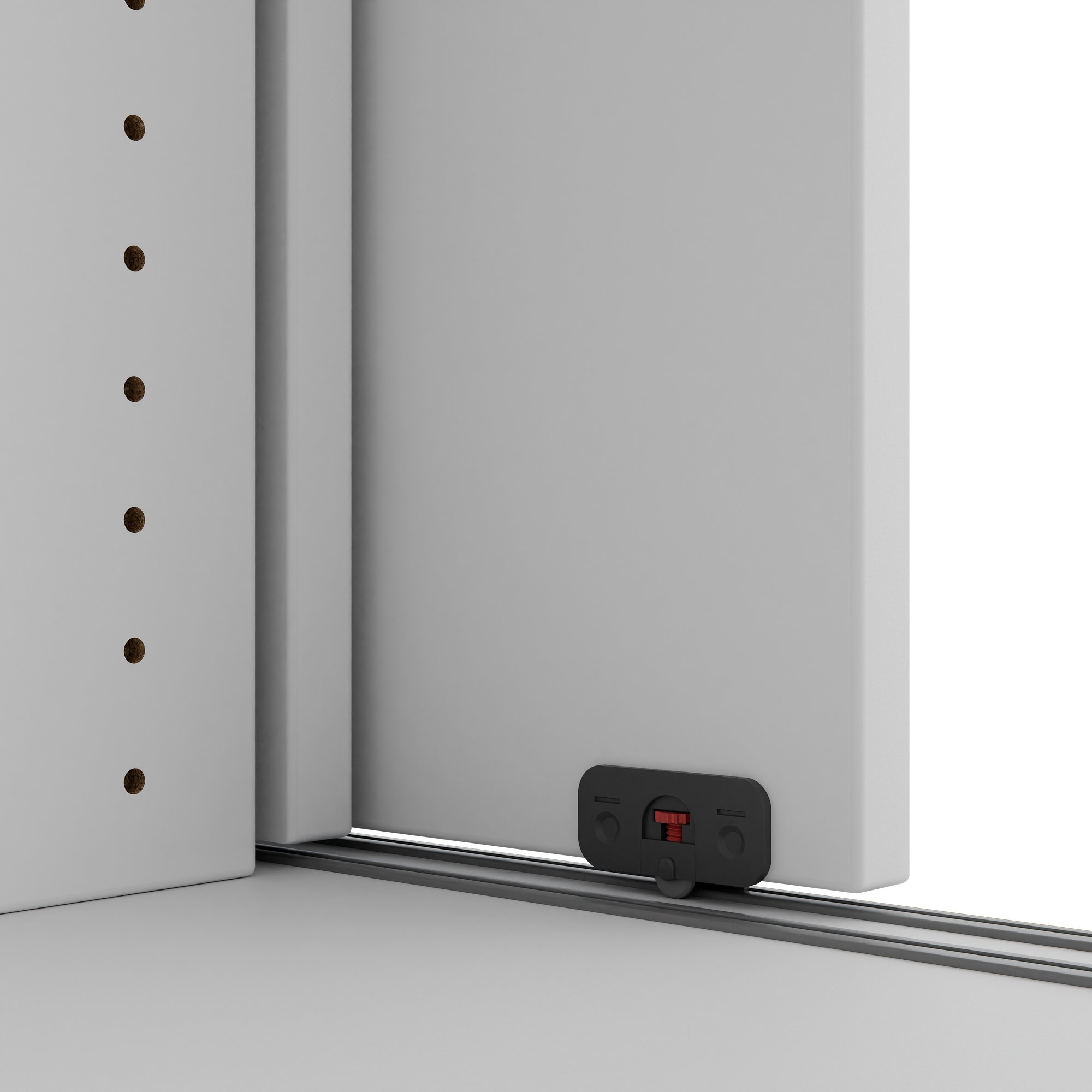 CHOICE Schiebetürenschrank | 2 OH, 1600 x 740 mm, Weiß - 10 Main Image
