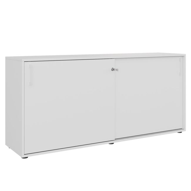 CHOICE Schiebetürenschrank | 2 OH, 1600 x 740 mm, Weiß