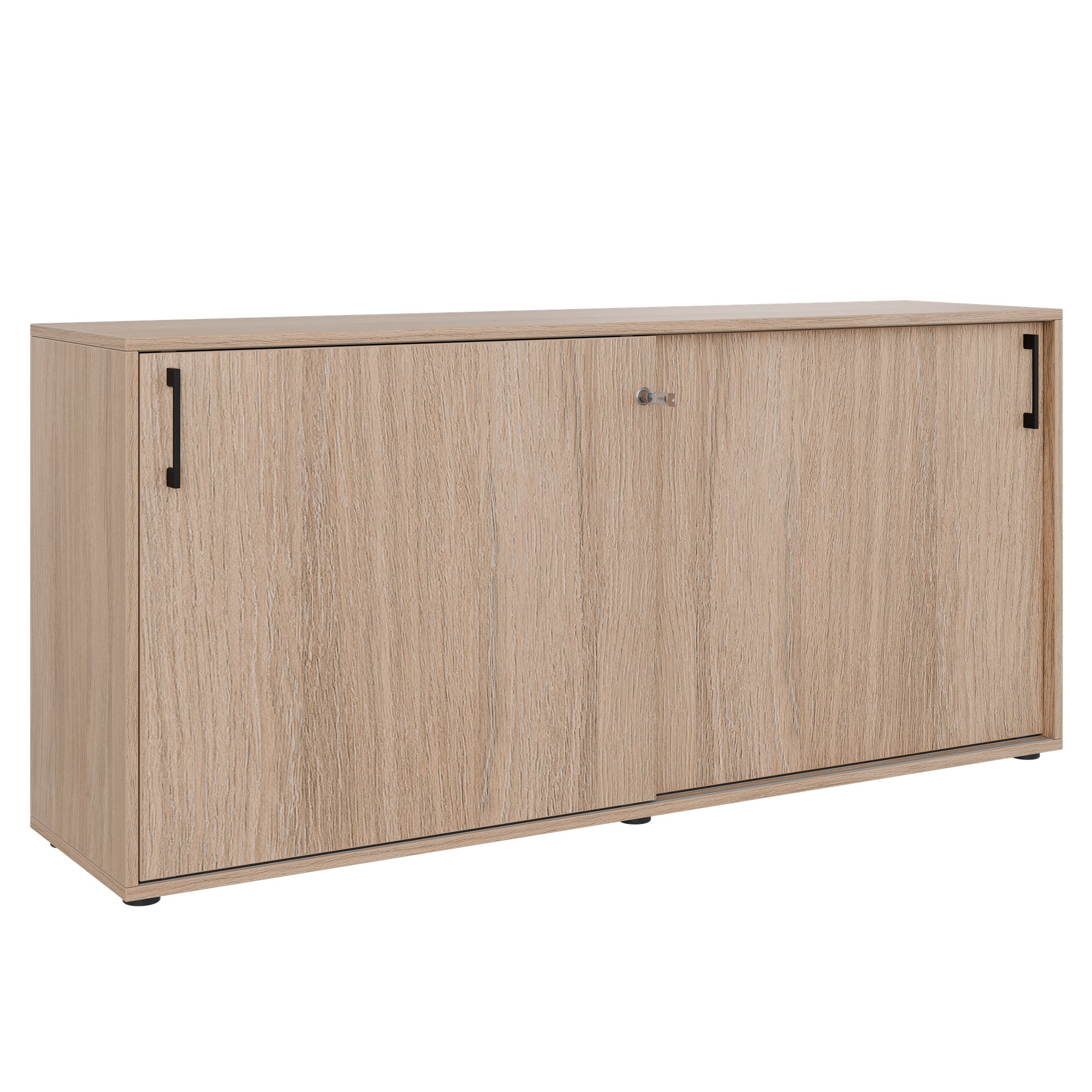 CHOICE Schiebetürenschrank | 2 OH, 1600 x 740 mm, Bernsteineiche - 1 Main Image