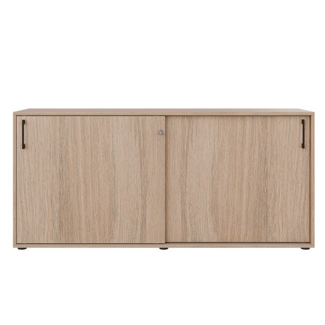 CHOICE Schiebetürenschrank | 2 OH, 1600 x 740 mm, Bernsteineiche