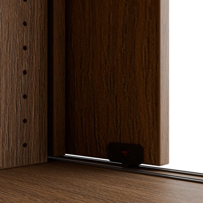 CHOICE Schiebetürenschrank | 2 OH, 1600 x 740 mm, Bernsteineiche