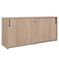 CHOICE Schiebetürenschrank | 2 OH, 1600 x 740 mm, Bernsteineiche - 1 Thumbnail Image