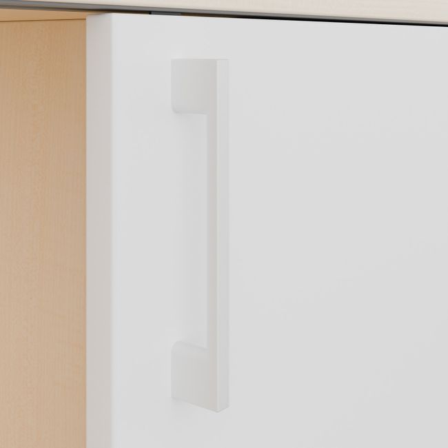 CHOICE Schiebetürenschrank | 2 OH, 1600 x 740 mm, Ahorn / Weiß