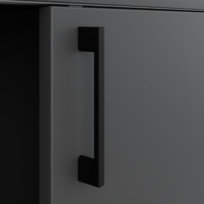CHOICE Schiebetürenschrank | 2 OH, 1600 x 740 mm, Anthrazit