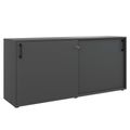 CHOICE Schiebetürenschrank | 2 OH, 1600 x 740 mm, Anthrazit - 1 Thumbnail Image