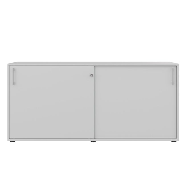 CHOICE Schiebetürenschrank | 2 OH, 1600 x 740 mm, Perlgrau