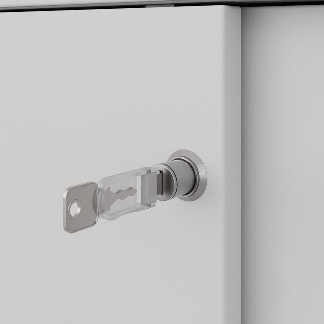 CHOICE Schiebetürenschrank | 2 OH, 1600 x 740 mm, Perlgrau