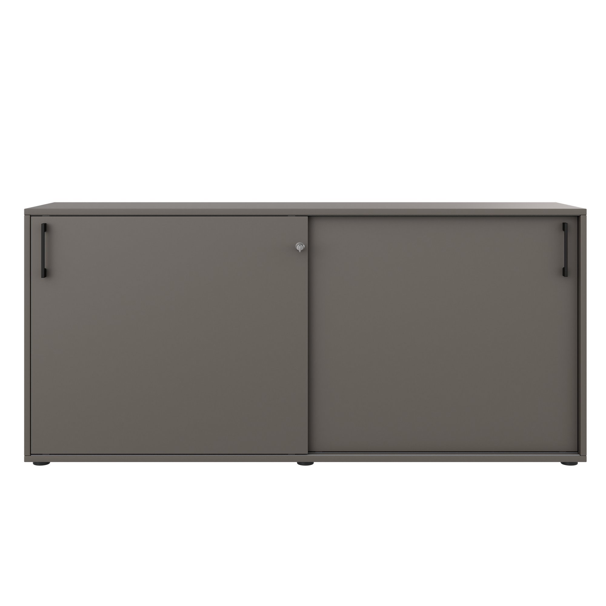 CHOICE Schiebetürenschrank | 2 OH, 1600 x 740 mm, Cubanitgrau - 3 Main Image