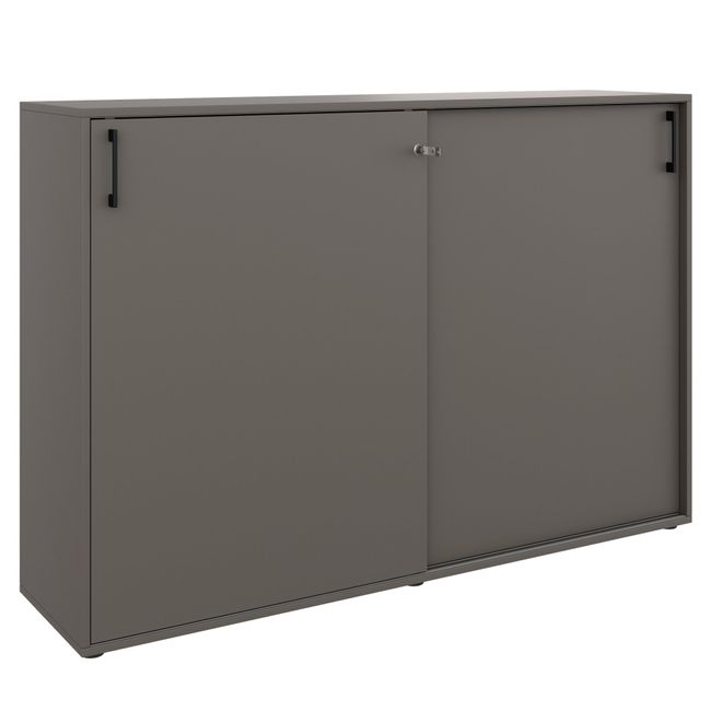 CHOICE Schiebetürenschrank | 2 OH, 1600 x 740 mm, Cubanitgrau