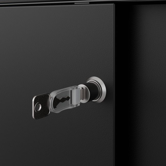 CHOICE Schiebetürenschrank | 2 OH, 1600 x 740 mm, Schwarz