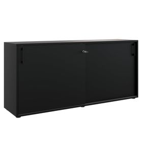 CHOICE Schiebetürenschrank | 2 OH, 1600 x 740 mm, Schwarz