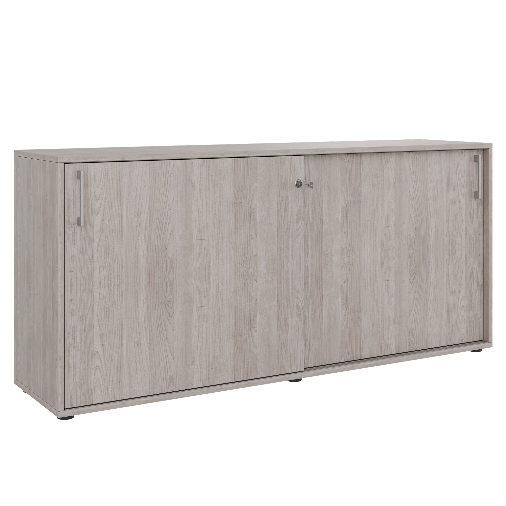 CHOICE Schiebetürenschrank | 2 OH, 1600 x 740 mm, Nordeiche grau - 1 Main Image