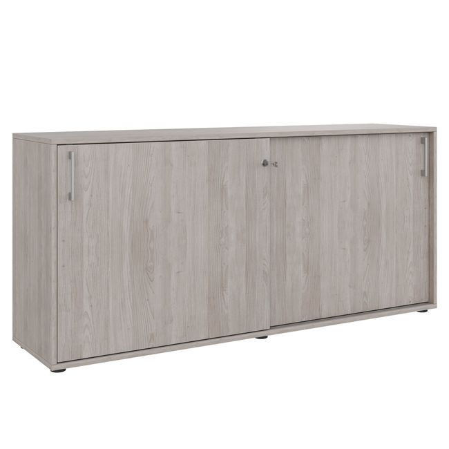 CHOICE Schiebetürenschrank | 2 OH, 1600 x 740 mm, Nordeiche grau