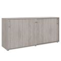 CHOICE Schiebetürenschrank | 2 OH, 1600 x 740 mm, Nordeiche grau - 1 Thumbnail Image