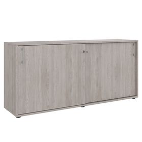 CHOICE Schiebetürenschrank | 2 OH, 1600 x 740 mm, Nordeiche grau