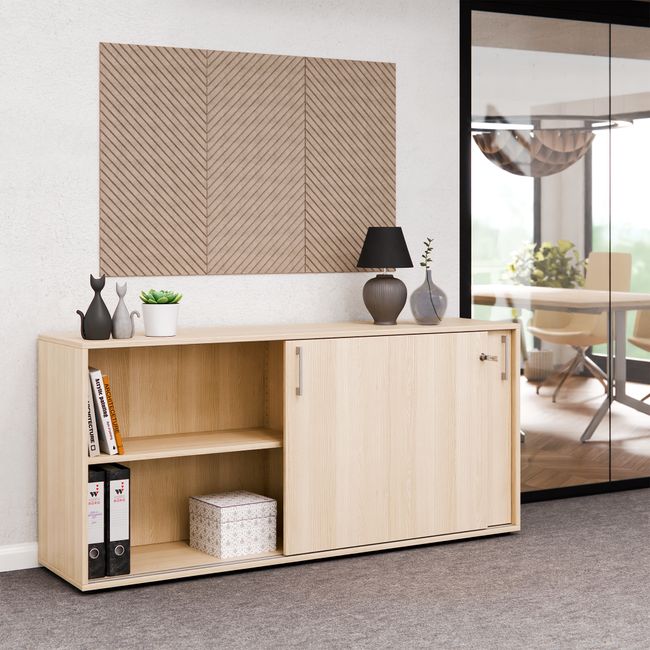 CHOICE Schiebetürenschrank | 2 OH, 1600 x 740 mm, Sandesche