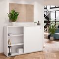 Armoire à portes coulissantes CHOICE | 3 OH, 1600 x 1095 mm, blanc - 2 Thumbnail Image