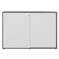 Armoire à portes coulissantes CHOICE | 3 OH, 1600 x 1095 mm, anthracite / blanc - 3 Thumbnail Image