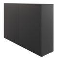 Armoire à portes coulissantes CHOICE | 3 OH, 1600 x 1095 mm, anthracite / blanc - 5 Thumbnail Image
